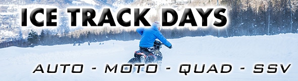 Journée de roulage sur circuit glace pour auto, moto, quad, SSV et karting