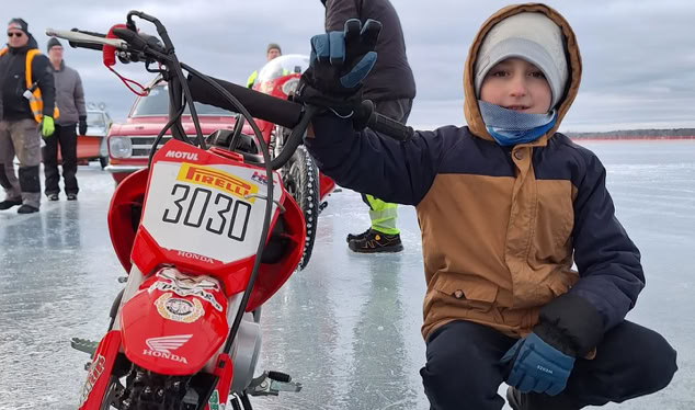 Course vitesse pure sur glace à Årsunda en Suède pour la Speed Weekend